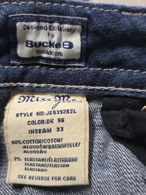 Buckle Miss Me Men's Dark Blue Jeans